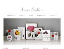 Tablet Screenshot of laurastoddart.com